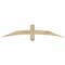 Ekena Millwork Bellingham Rough Sawn Timber Gable Bracket, Douglas Fir, 60"W x 12"H x 4"D x 4"F, 5/12 Pitch GBW060X12X0404BEL00RDF - alternate 1